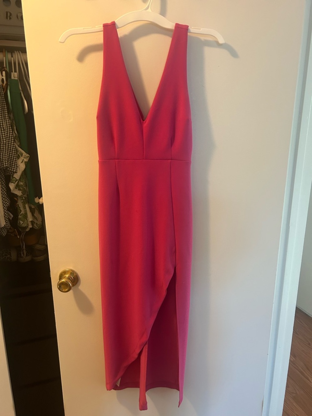 Abercrombie & Fitch Hot Pink Sleeveless V-Neck
